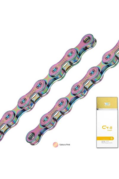 Ümit KMC TEC RENKLİ ZİNCİR 8 VİTES 116 BAKLA - SAKURA PINK