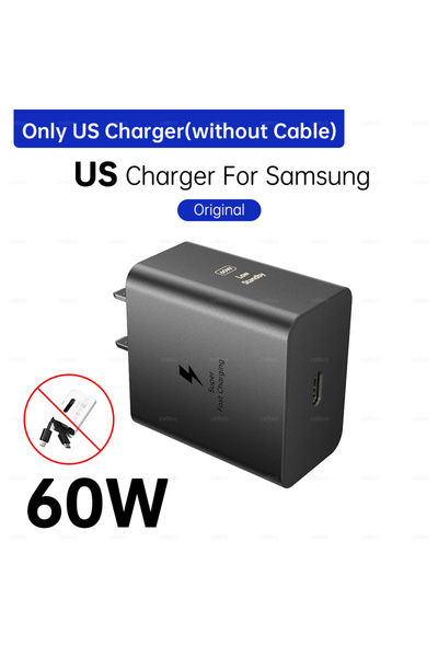 Choice6 SAMSUNG Only US Charger S26 Ultra Original 60W Charger PD Type C Adap...