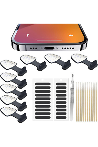 Choice 58pcs for Type-c Silicone Type-C Anti Dust Plugs, Anti-lost USB C Port...