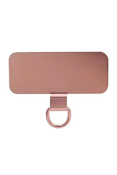 Choice5 1PCS Rose Gold B 4/1PCS Ultra Thin Stainless Steel Phone Tether Tab U...