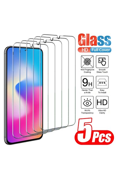 Choice9 Galaxy A17 5 Pieces 5Pcs HD Tempered Glass Screen Protector For A14 A...