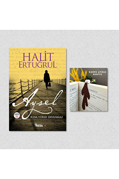 Nesil Yayınları AYSEL / HALİT ERTUĞRUL / DÖKÜLEN KAHVE FİGÜRLÜ KİTAP AYRACI H...