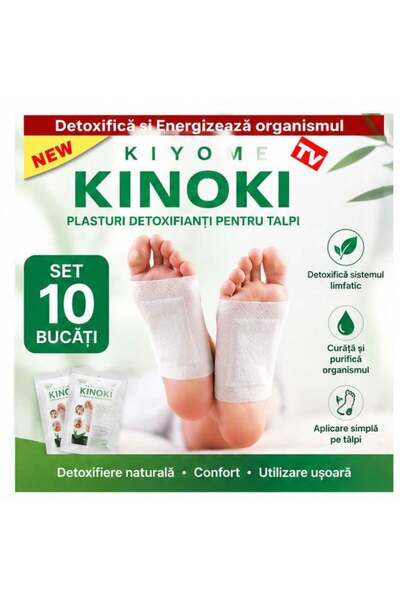 OEM Kinoki Detoxifying Foot Patches, Set of 10