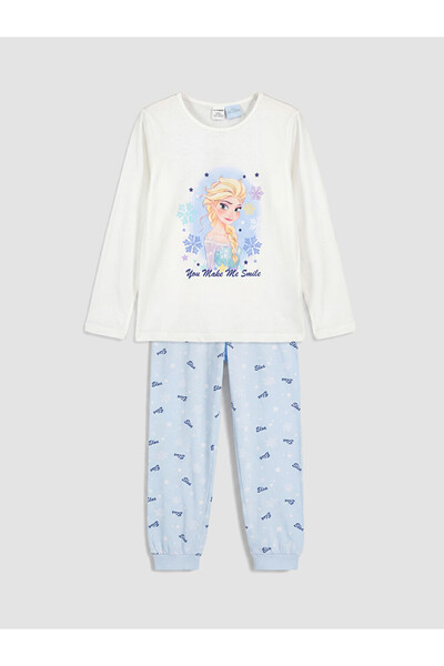 LC Waikiki I Ice Queen Licensed Zero Roba Collar Girls' Pajama Set from Freez...