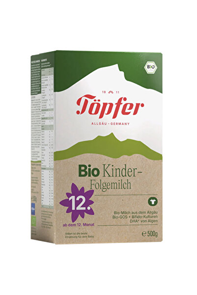 Töpfer Lapte praf Topfer Kinder Bio de la 1 an 500 g