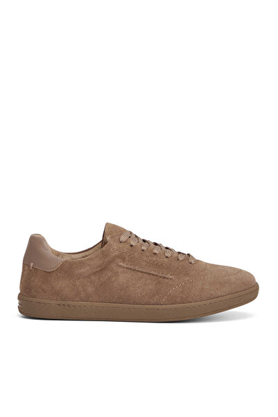 Tergan Vizon Hakiki Nubuk Deri Erkek Sneaker - E26I1AY57796-A84