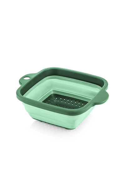 AKTEZ-EL Qlux İdeas Folding Green Square Strainer Home Office Camping Caravan...