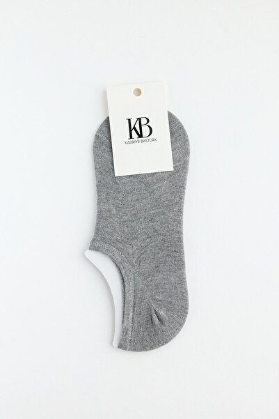 KADRİYE BAŞTÜRK Hidden Socks Gray Melange