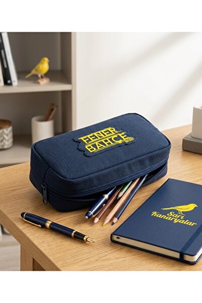 tüftürük Big Team Pencil Bag Double Compartment