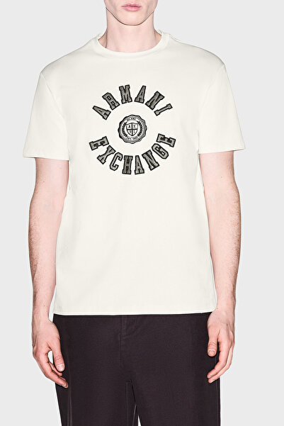 Armani Exchange Logo 100% Cotton Crew Neck t Shirt Men t Shirt Xm003074 Af103...