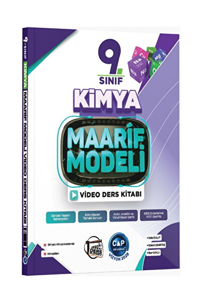 Çap Yayınları 9. Sınıf Kimya Maarif Video Ders Kitabı