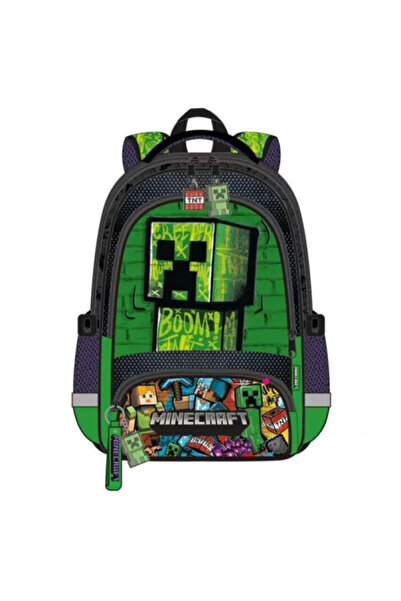 MINECRAFT Rucsac școlar Blocky Boom, 42 cm