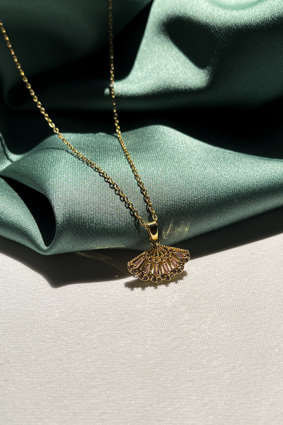 Berilya Aksesuar Baget Stone Fan Necklace