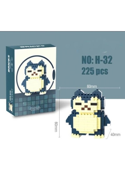 womistore Snorlax Brick Block Building Block Figure
