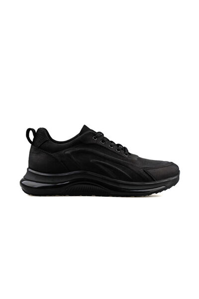Bulldozer 260225 حذاء نوبوك أسود للرجال كاجوال BULL-260225-BLACK-NUBUK أسود