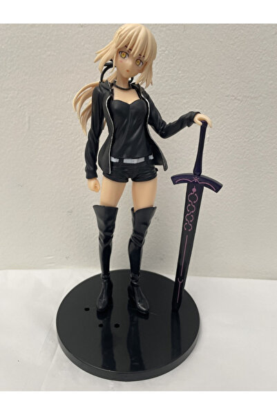 Anime Fate Saber Artoria Pendragon Alter Saber Figür Oyuncak Biblo Anime Kızı Figür