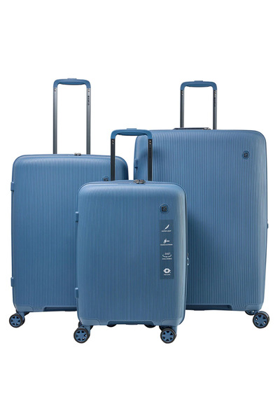 Guy Laroche set 3 τεμαχίων βαλίτσες ταξιδιού PP Polypropylene 2889 Μπλε