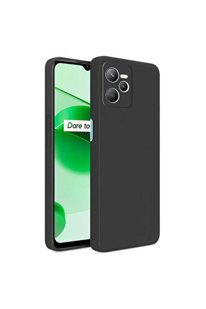 OEM Μαλακή Λεπτή Μαύρη Θήκη Πλάτης Σιλικόνης (Realme C35)