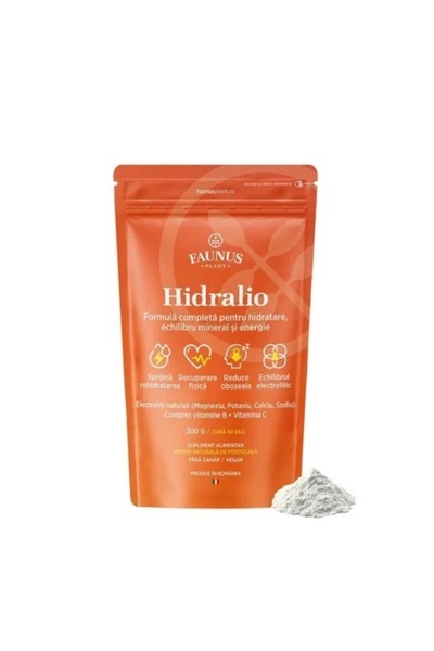Faunus Plant Hidralio electroliti naturali pudra, 300g,