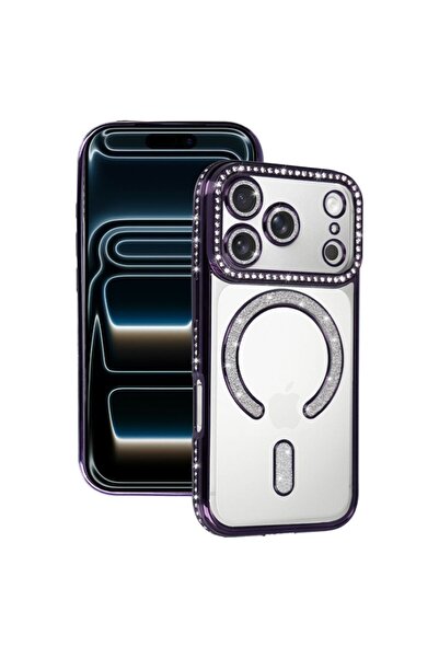 OEM Bling Electro MagSafe Θήκη - Μωβ (iPhone 17 Pro)