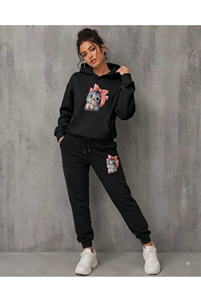 CLOTHES33 ΦΟΥΤΕΡ ΜΕ ΚΟΥΚΟΥΛΑ ΣΕΤ 2 ΤΕΜΑΧΙΩΝ ΧΕΙΜΕΡΙΝΟ ΧΑΡΙΤΩΜΕΝΟ ΣΕΤ ΜΕ ΣΤΑΜΠ...