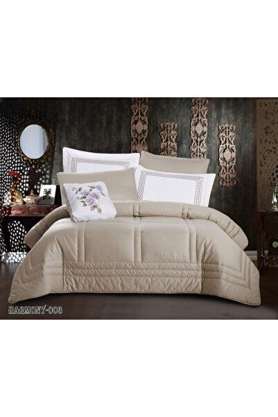 Generic Brand مفرش مزدوجة هارموني (7 قطع) - BEIGE