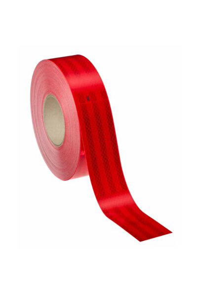 İBTAŞ 3M 983-10 Kırmızı Reflektif Şerit Bant 53.5mm x 50 Metre - Sert Zemin
