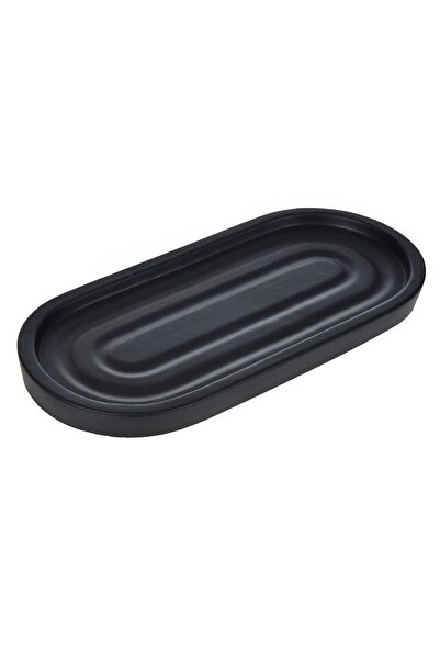 Zâna Casei Tavă de baie din ciment negru 25.5x11.6cm