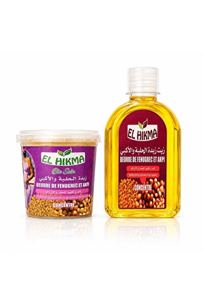 ALORA مجموعة زبدة الحلبة والأكبي للعناية بالجسم – El Hikma Bio Soin