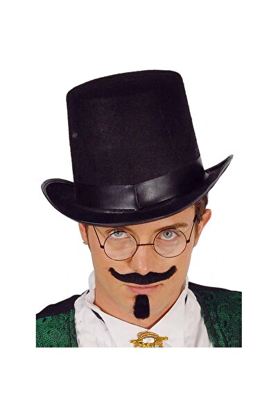 pınaxar Black Color Ringmaster Magician Hat Top Hat for Adults