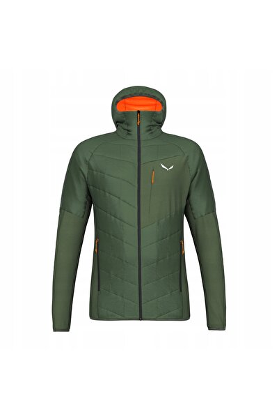 Salewa Geacă hibridă bărbătească verde închis 44/XS