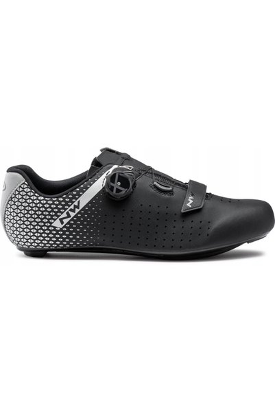 Northwave Pantofi de ciclism rutier pentru bărbați core plus 2 negru/argintiu...