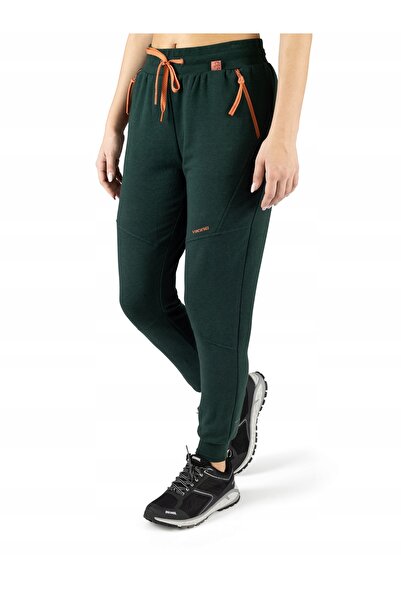 Viking Pantaloni de drumeție HAZEN pentru femei, pantaloni de trening, verde ...