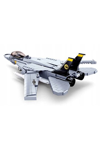 Sluban Avion de luptă F-14 Tomcat 404 el Blocuri de construcție Militar M38-B...
