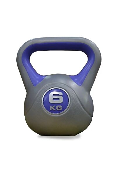 NO BRAND Hantă MASTER din vinil, 6 kg, tip kettlebell