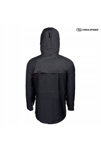NO BRAND Jachetă de ploaie ușoară Highlander Pack-Light Performance Negru L