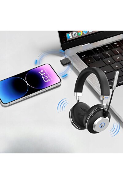 NO BRAND CĂȘTI FĂRĂ FIR DE TIP OVER-EAR WANTEK PENTRU CONVERSAȚII LIVE PRIN B...