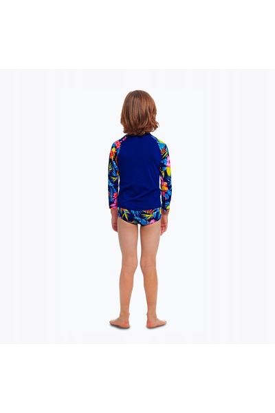 NO BRAND Tricou de înot pentru copii Funky Trunks Zippy Rash Vest in bloom 92