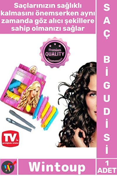 Wintoup # Bigudi pentru bucle voluminoase, fără căldură, elegant, practic, pr...