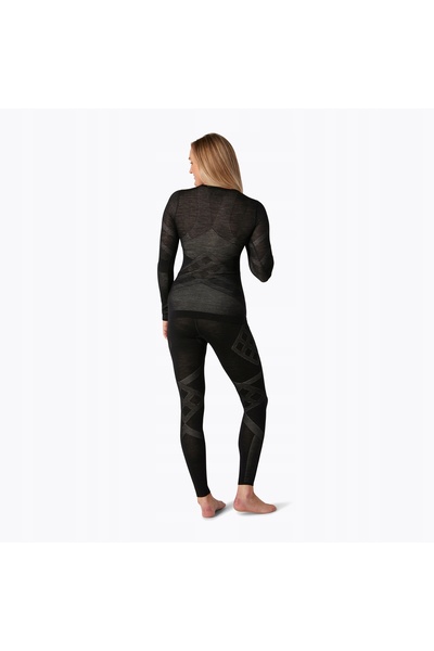 NO BRAND Smartwool Intraknit Merino 200 Crew Tricou Termic de Damă Negru M