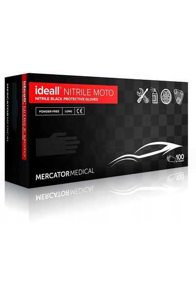 Mercator Medical Mănuși WORKSHOP BLACK MERCATOR pro MOTO BLACK rezistente 100...