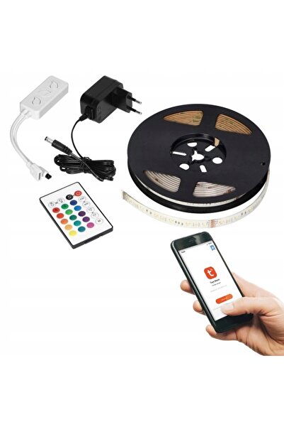 Orno Bandă LED RGB CCT + Alb Controler prin aplicația TUYA SMART WIFI P65 5m
