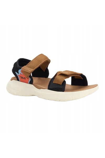 TEVA Sandale bărbătești Zymic maro miere / negre 45.5 EU