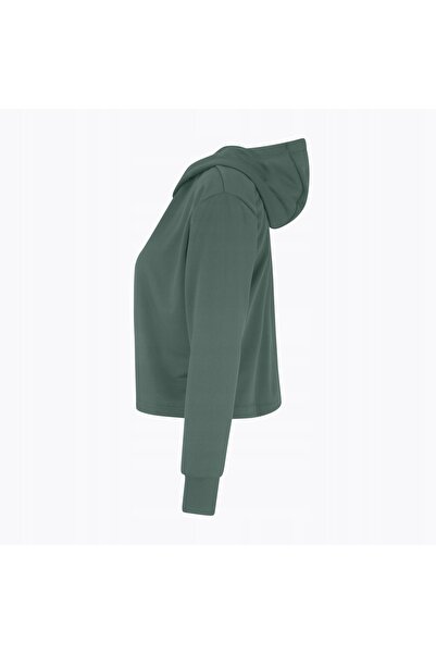FILA Hanorac de damă Rheine Cropped Hoody, culoare pădure închisă, mărimea M