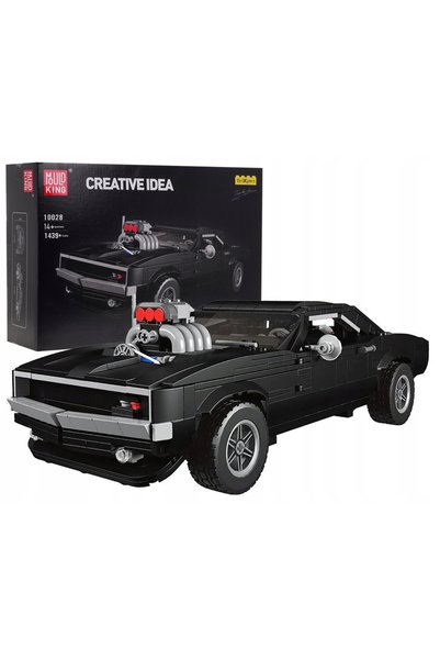 Ramiz Set de blocuri Auto Sport negru 1439el.