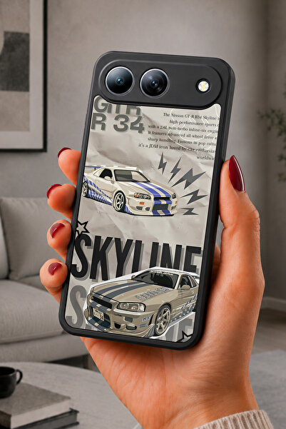 TECNO Spark 40 5G Uyumlu GTR Desenli Kamera Korumalı Darbelere Dayanıklı Kılıf