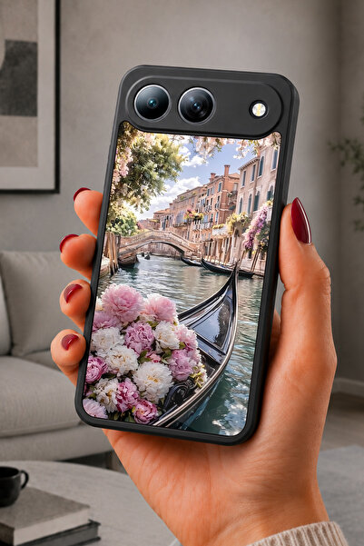 TECNO Spark 40 5G Uyumlu Gondol Desenli Kamera Korumalı Darbelere Dayanıklı K...