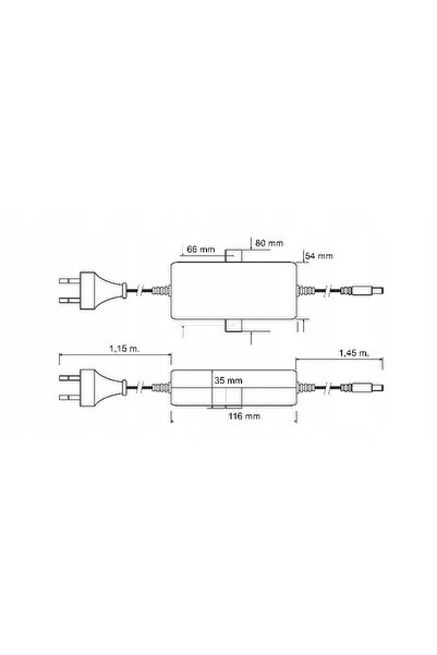 Pulsar PSD520115 52V 1.15A sursă de alimentare pentru switch PoE