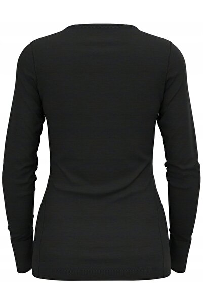 Odlo Strat de bază cu mânecă lungă pentru femei Merino 200 111601 Negru S