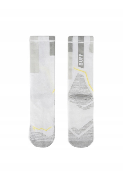 Buff Șosete de alergare Coolnet Crew Sock CC - albe 39-41